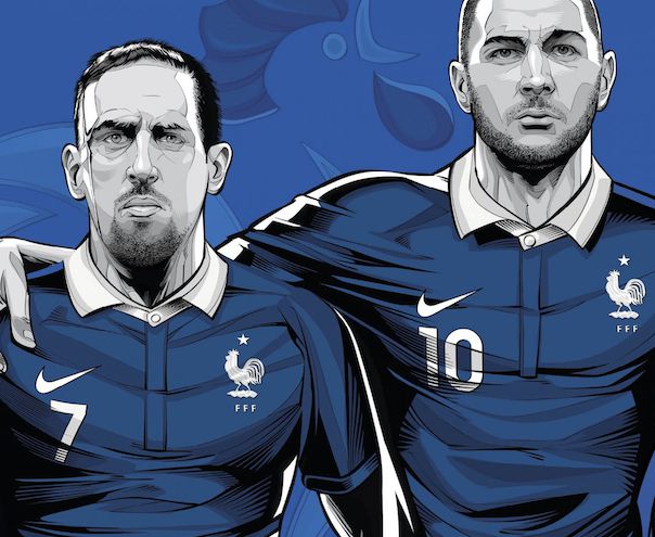 Affiche France Espn Coupe Du Monde