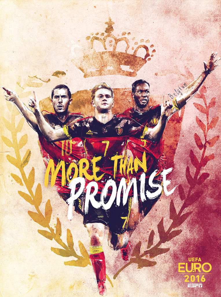 Belgique Poster Euro 2016