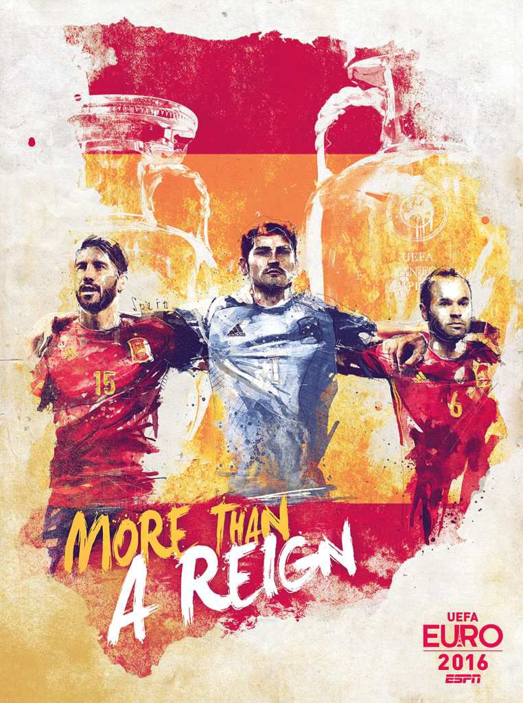 Espagne Poster Euro 2016