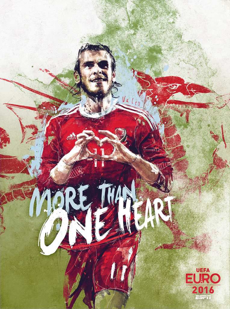 Pays De Galles Poster Euro 2016