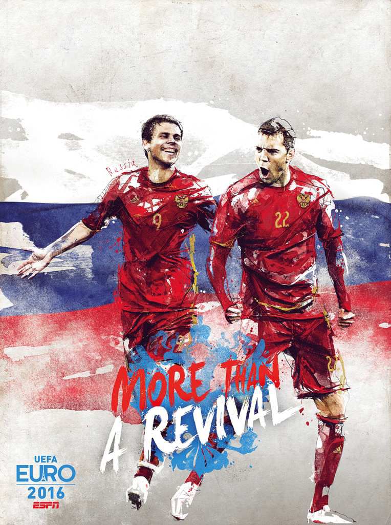 Russie Poster Euro 2016