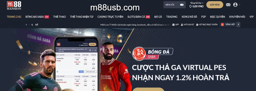 Lý do nên đăng ký tài khoản cược tại M88