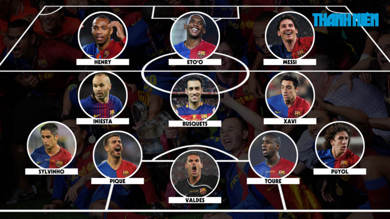 Đội hình barca mạnh nhất mọi thời đại và các huyền thoại tạo nên lịch sử